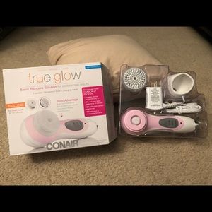 Conair True Glow Sonic Brush for face and body-NWT